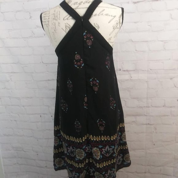 Anthropologie Doe & Rae Boho Halter Dress Sz Small - Picture 4 of 7